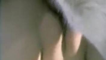 Amateur recording of a spouse savoring intense canine penis