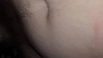 Guy thrusting his erect cock into a beast's vagina